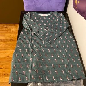 NEW Hanna Andersson Candy Cane A-line Girl Dress 5 110 Cm